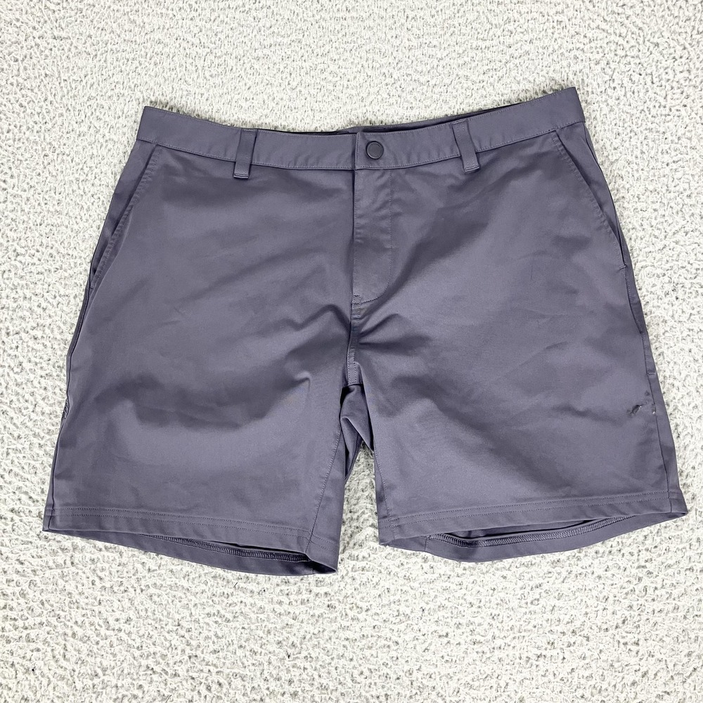 Rhone Shorts Mens 36 7" Performance Microfiber Zip Fly Casual Gym Athletic